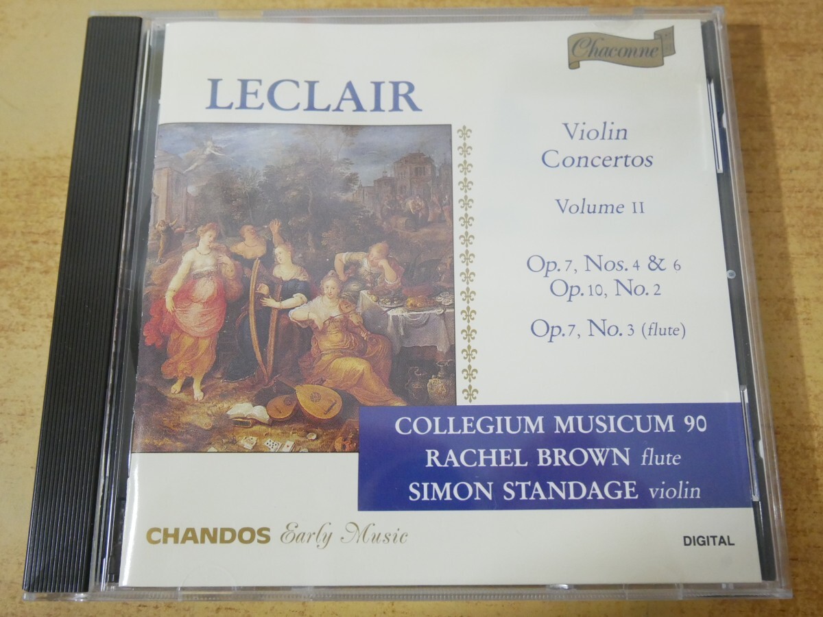 CDn-1630 Leclair, Collegium Musicum 90, Rachel Brown , Simon Standage / Violin Concertos Volume II拍卖