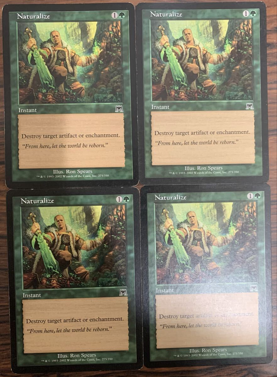 MTG オンスロート ONS 《帰化/Naturalize》英語 通常版 4枚セット拍卖