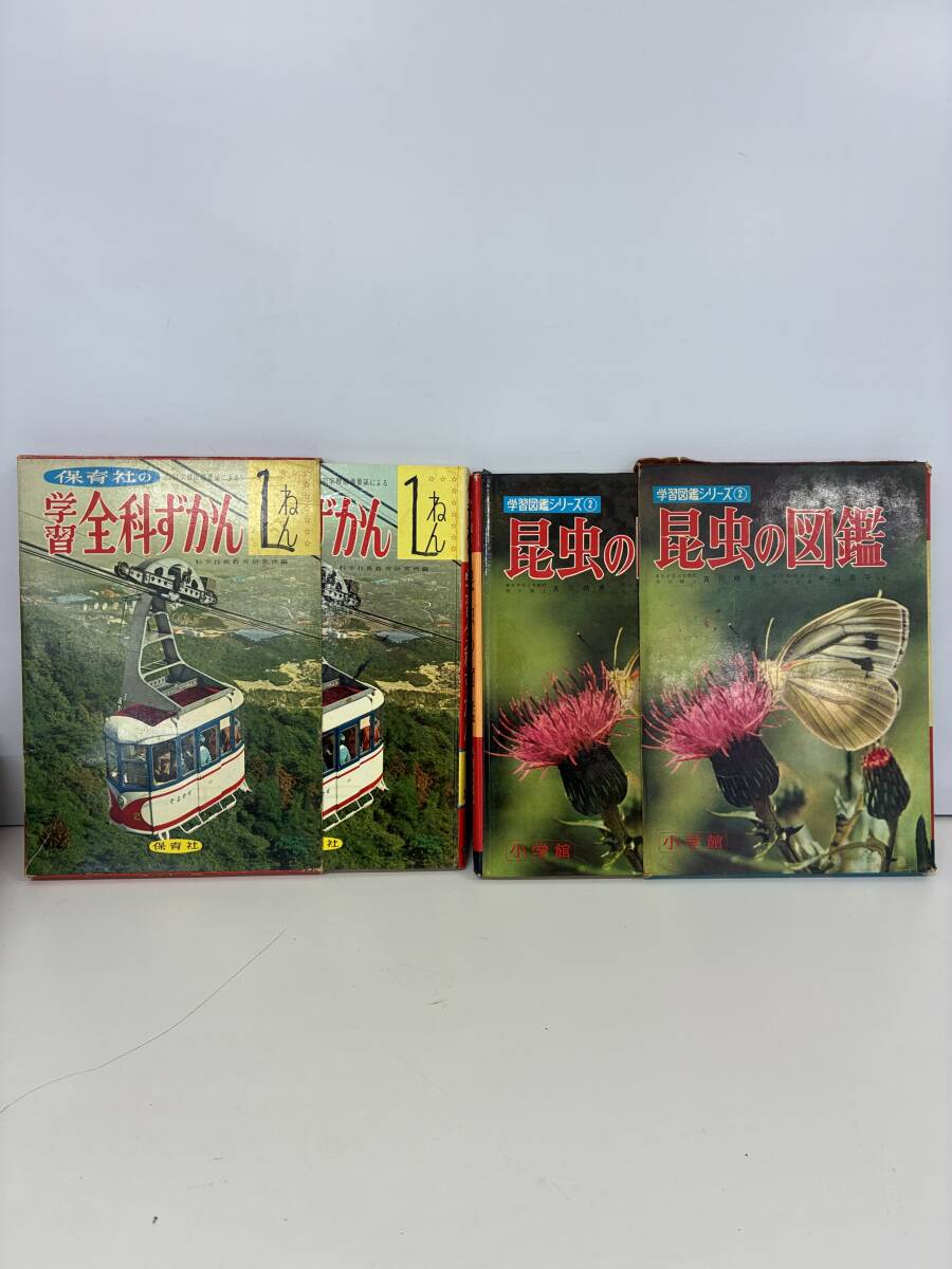 ⑨C7h◆児童図鑑 2冊セット◆本 保育社の学習全科ずかん 小学館の昆虫の図鑑 学習図鑑シリーズ 児童書 絵本 イラスト拍卖