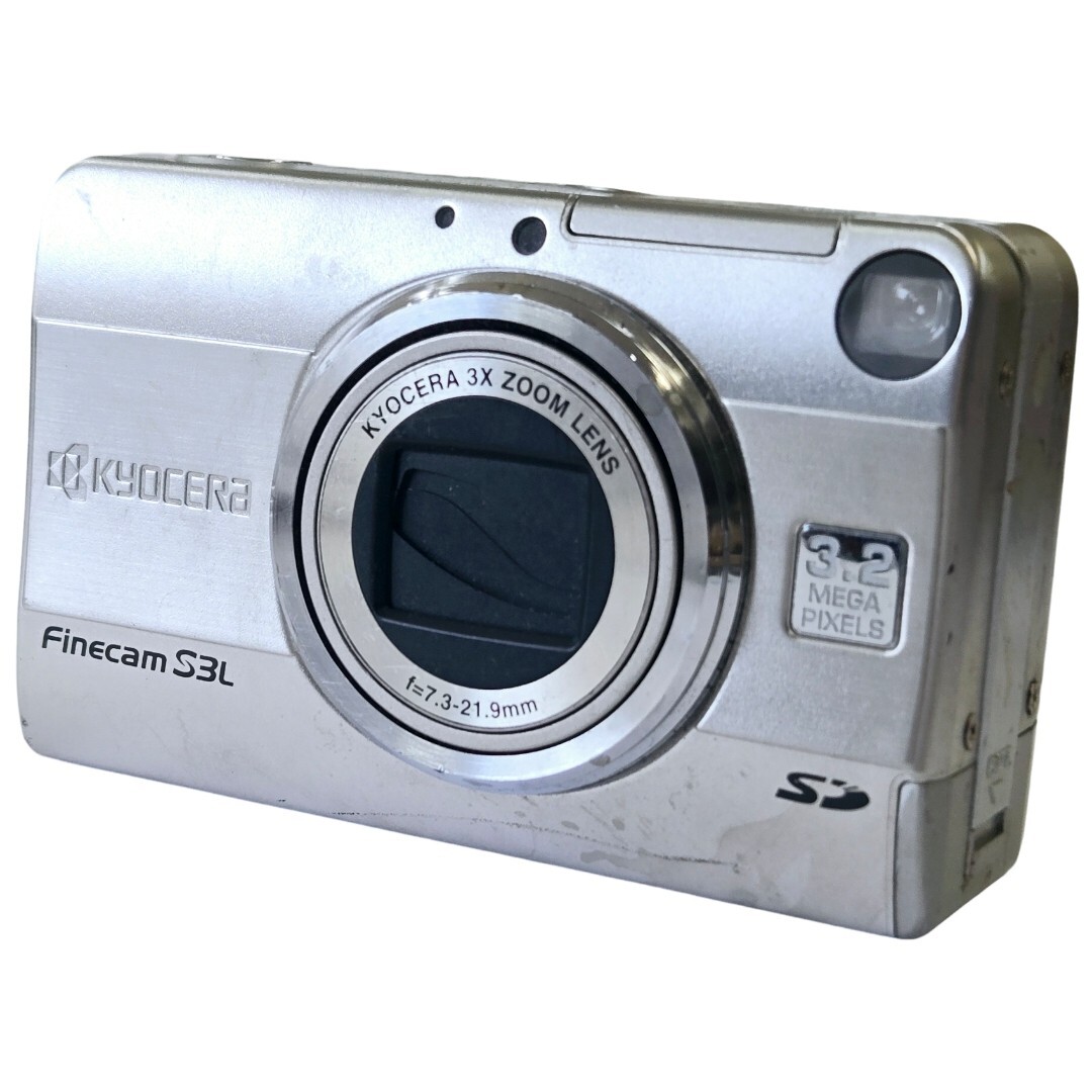 【返品保証】 京セラ Kyocera Finecam S3L バッテリー付き コンパクトデジタルカメラ Z984拍卖