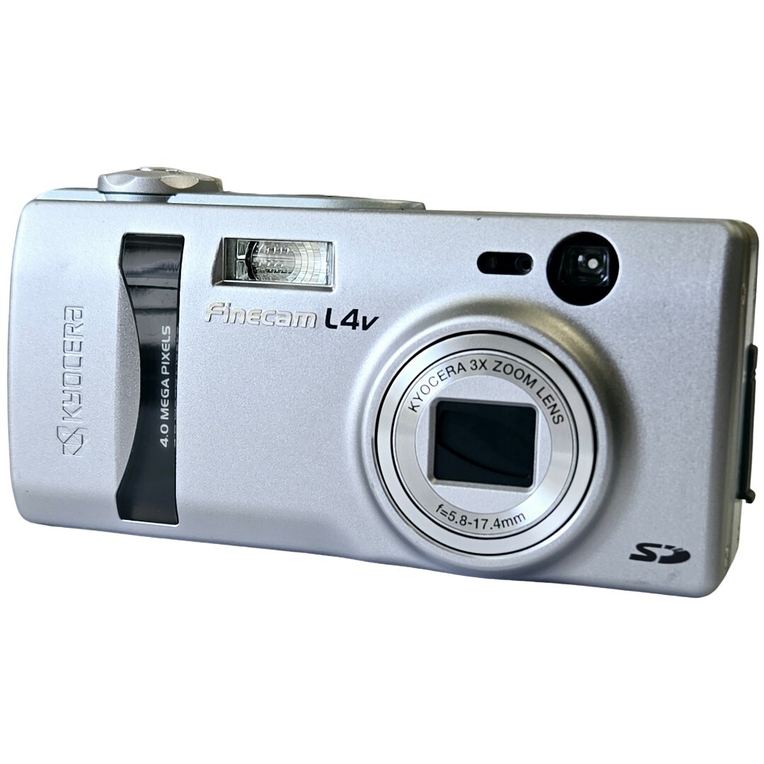 【返品保証】 京セラ Kyocera Finecam L4v コンパクトデジタルカメラ Z1014拍卖