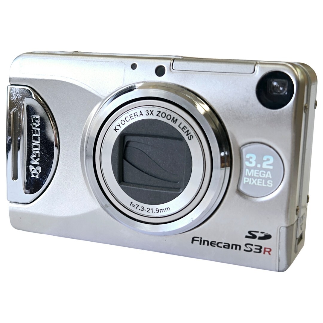【返品保証】 京セラ Kyocera Finecam S3R バッテリー付き コンパクトデジタルカメラ Z975拍卖