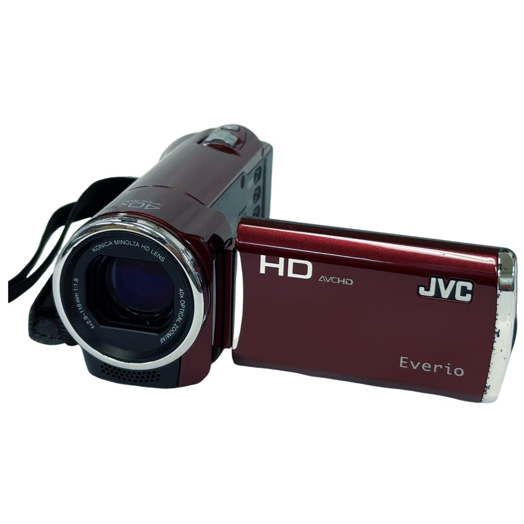 【返品保証】 JVC ビクター Everio GZ-HM190 レッド ビデオカメラ Z594拍卖