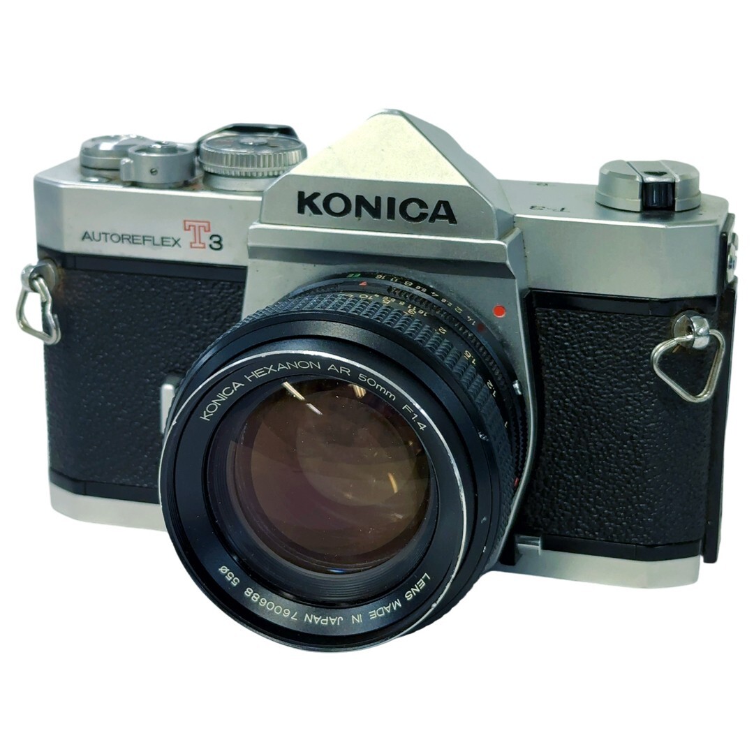 【返品保証】 コニカ Konica Autoreflex T3 Hexanon AR 50mm F1.4 ボディ レンズセット Z5149拍卖