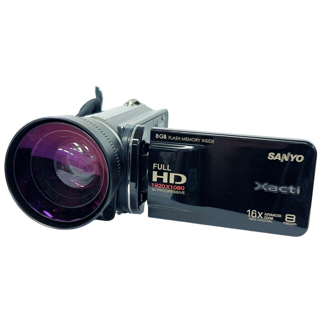 【返品保証】 サンヨー SANYO Xacti DMX-FH11 バッテリー付き ビデオカメラ Z465拍卖