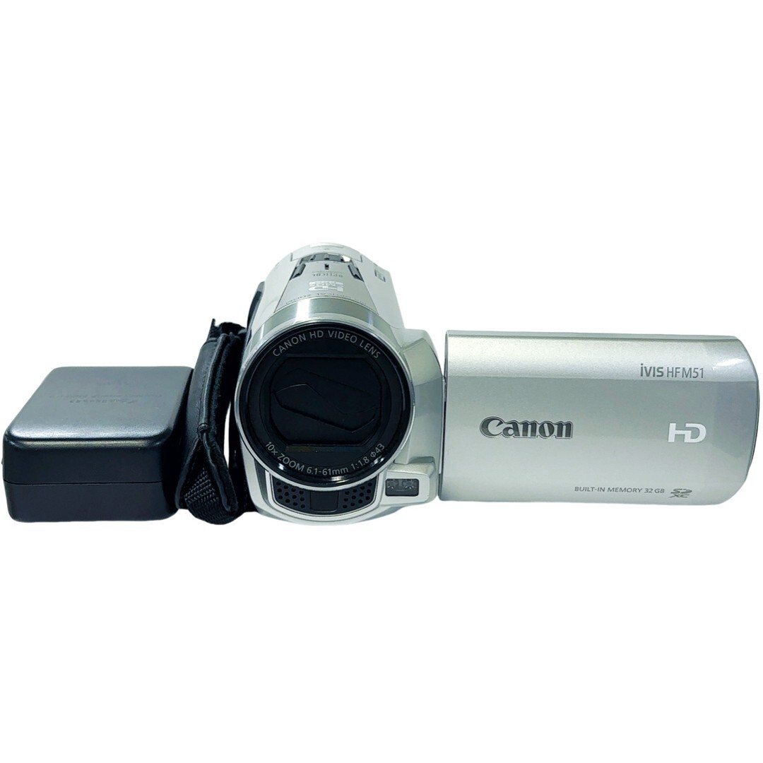 【返品保証】 キャノン Canon iVIS HF M51 ビデオカメラ バッテリー・ACアダプター付き Z615拍卖