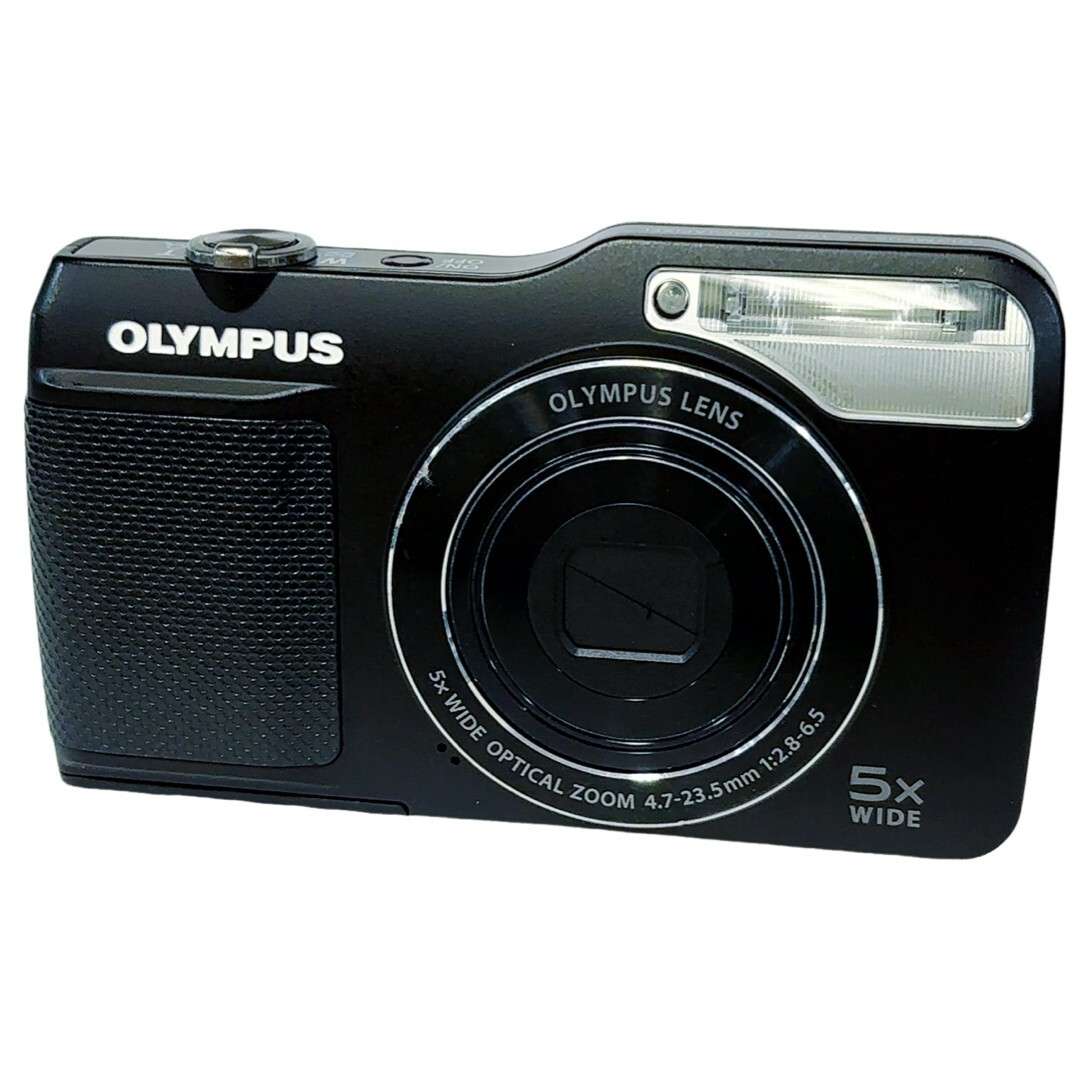 【返品保証】 オリンパス Olympus VG-170 ブラック コンパクトデジタルカメラ バッテリー付き Z1515拍卖