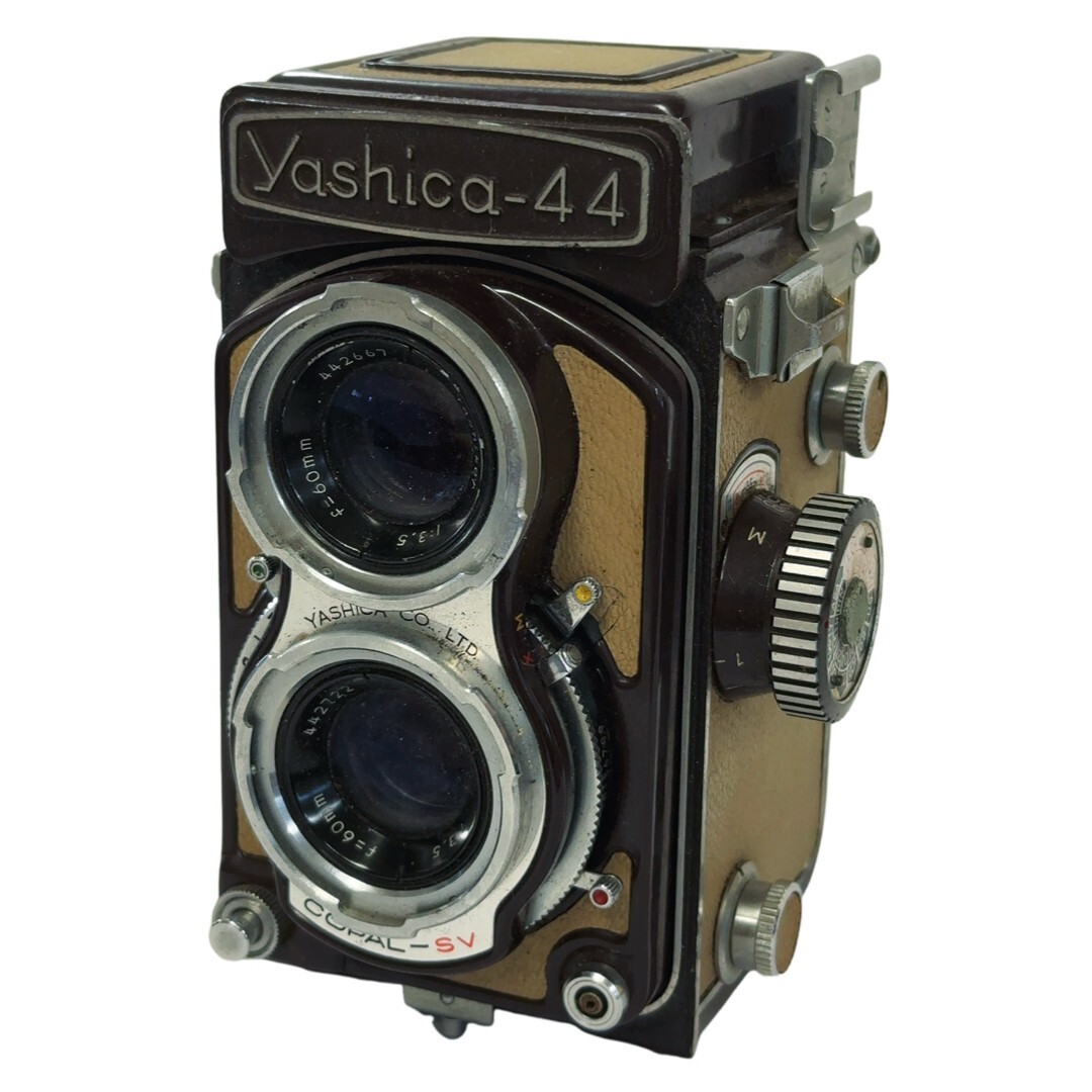 【返品保証】 ヤシカ Yashica-44 Yashikor 60mm F3.5 二眼カメラ Z2749拍卖