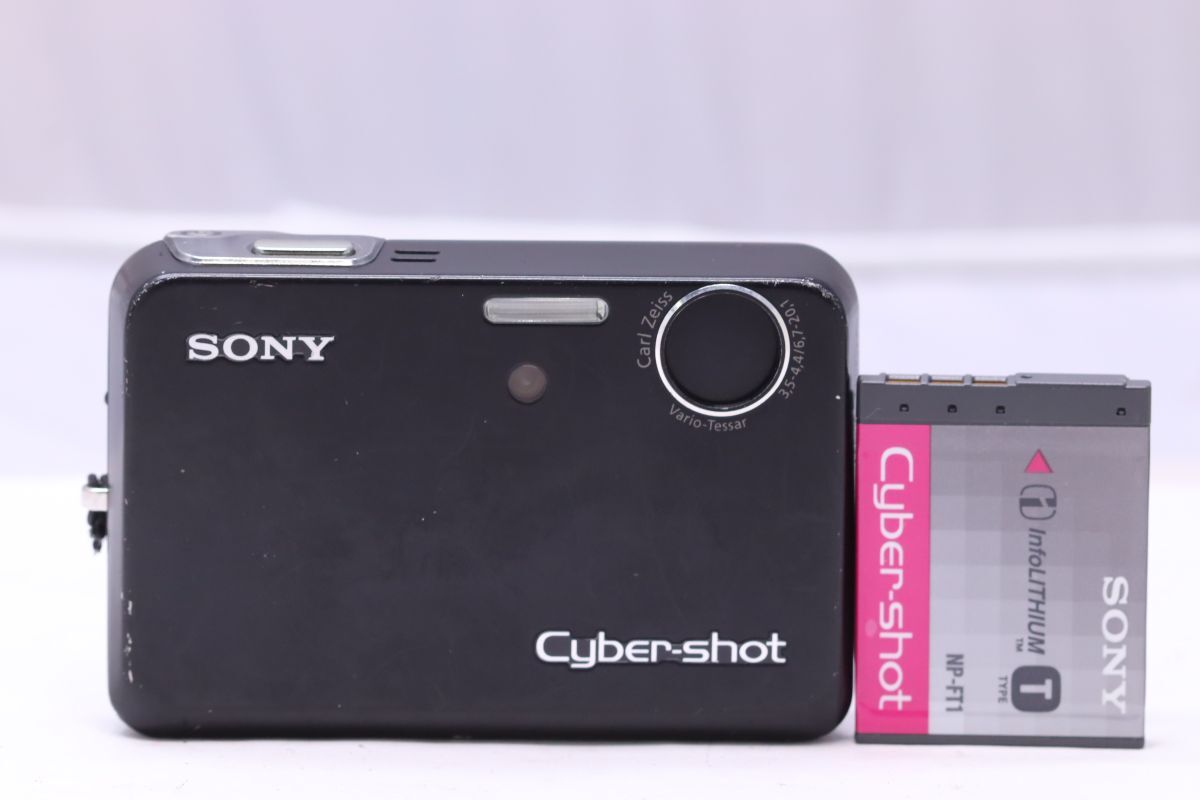 【返品保証】 ソニー Sony Cyber-shot DSC-T3 ブラック バッテリー付き コンパクトデジタルカメラ Z1827拍卖