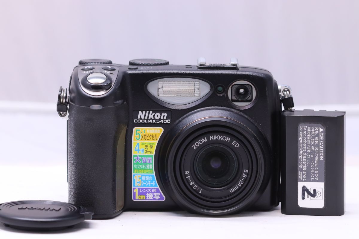 【返品保証】 ニコン Nikon Coolpix 5400 コンパクトデジタルカメラ バッテリー付き Z1433拍卖