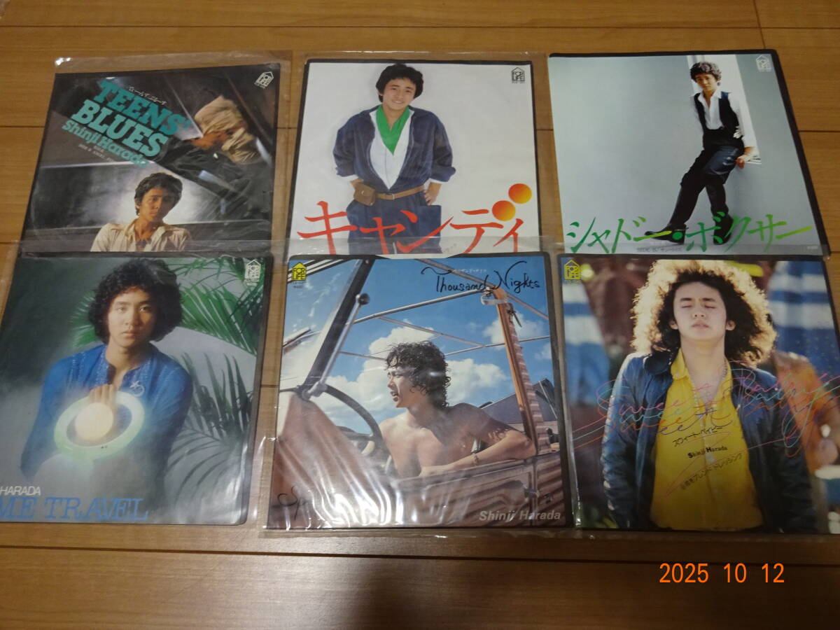 原田真二 EP6枚セット タイムトラベル キャンディ拍卖