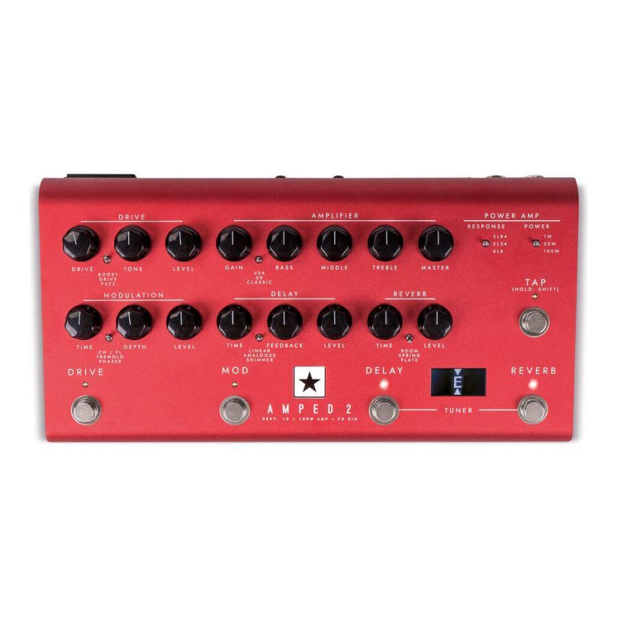 【アウトレット特価】Blackstar DEPT.10 AMPED 2 / 各種エフェクト搭載 100W ペダルタイプ アンプヘッド拍卖