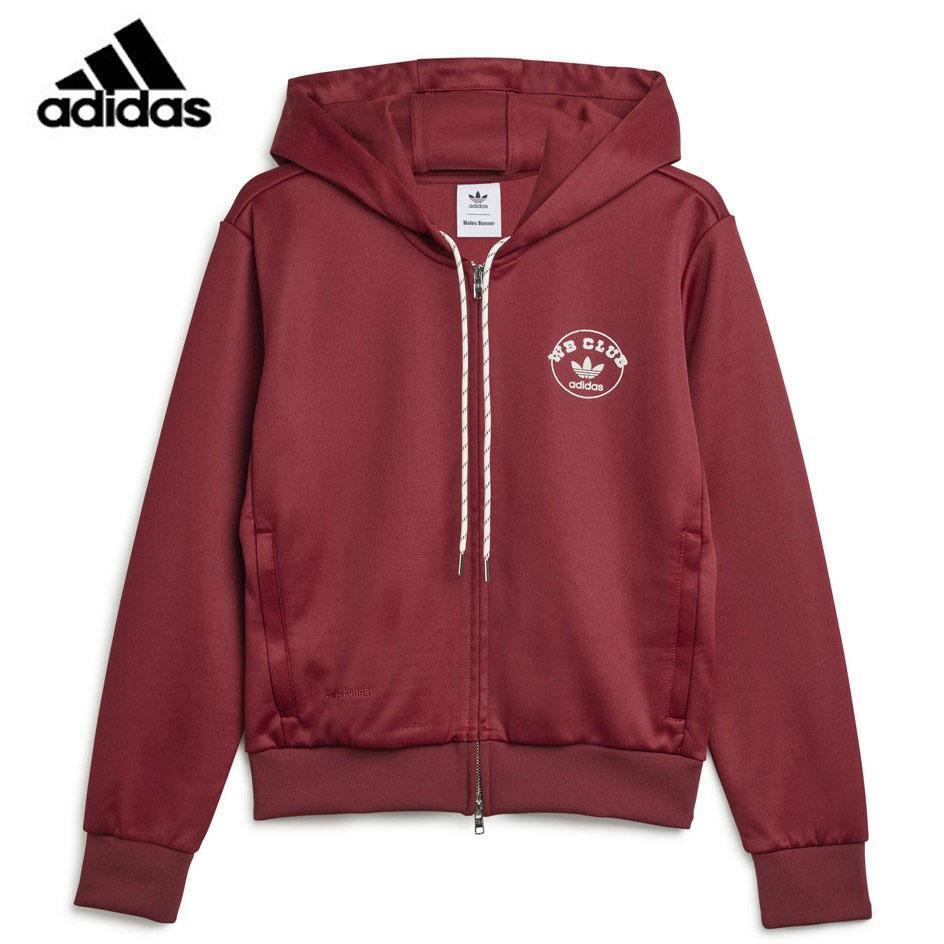 ○★新品未使用 adidas×WALES BONNER WB トラックフーディ M レッド系★○拍卖
