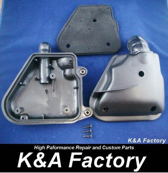 純正タイプエアクリーナーボックス(フィルター/エレメント付) ジョグ/3KJ/3YK アプリオ4JP/4LV アクシス90 JOG90拍卖