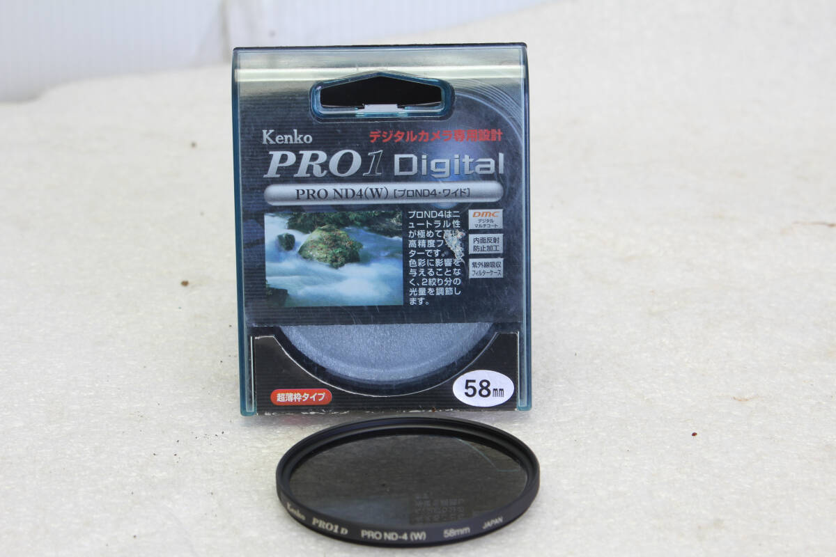 送料無料。中古。ケンコー Kenko PRO1Digital PRO NDx4(W)67mm 薄枠 減光フィルター   管理1-251005r拍卖
