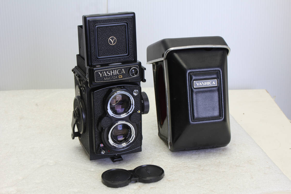 送料無料。レンズ曇り。ヤシカ YASHICA MAT-124G 二眼レフ  管理B19-251005r拍卖