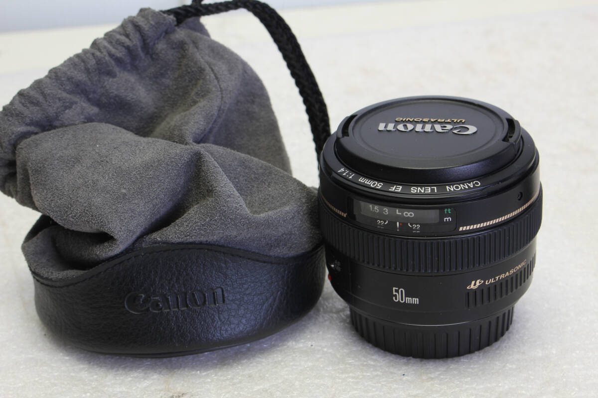 送料無料。作動不良。キャノン Canon 50㎜F1.4 USM 管理1-251019r拍卖