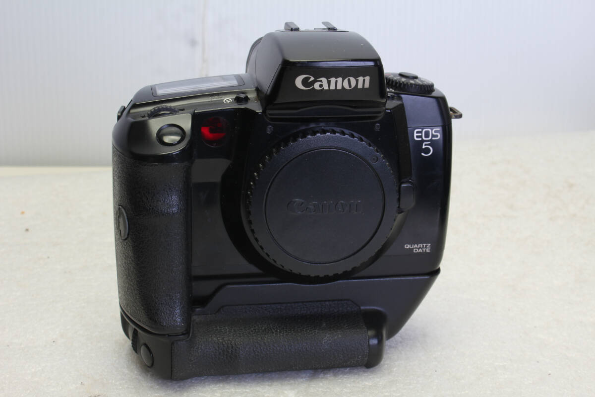 送料無料。モードダイヤルスカスカ。キャノン Canon EOS 5 ボディ グリップ付き   管理B31-250910r拍卖