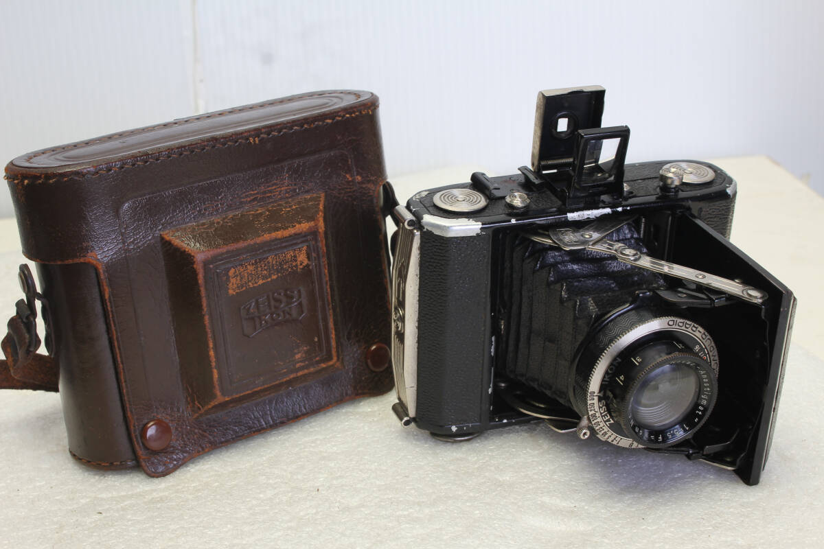 送料無料。ZEISS IKON ツァイスイコン NOVAR ANASTIGMAT 7㎝F3.5  蛇腹カメラ 管理B30-251253980t拍卖