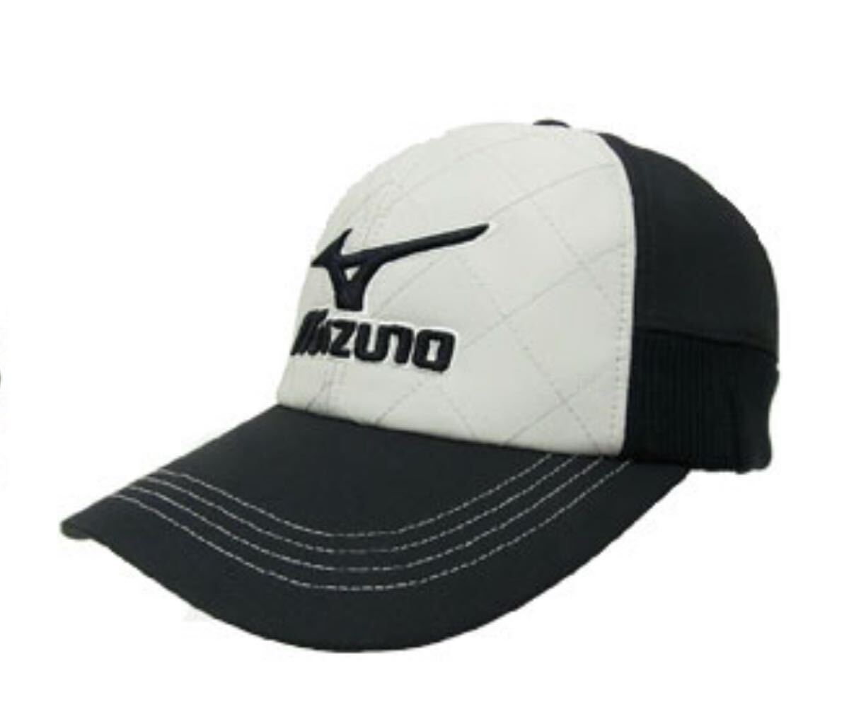 ■新品 ゴルフ MIZUNO 暖かい 保温 防寒 中綿入り キルティング 帽子 キャップ CAP 56-60cm グレー ミズノ GOLF 即決 52JW5566 nike puma拍卖