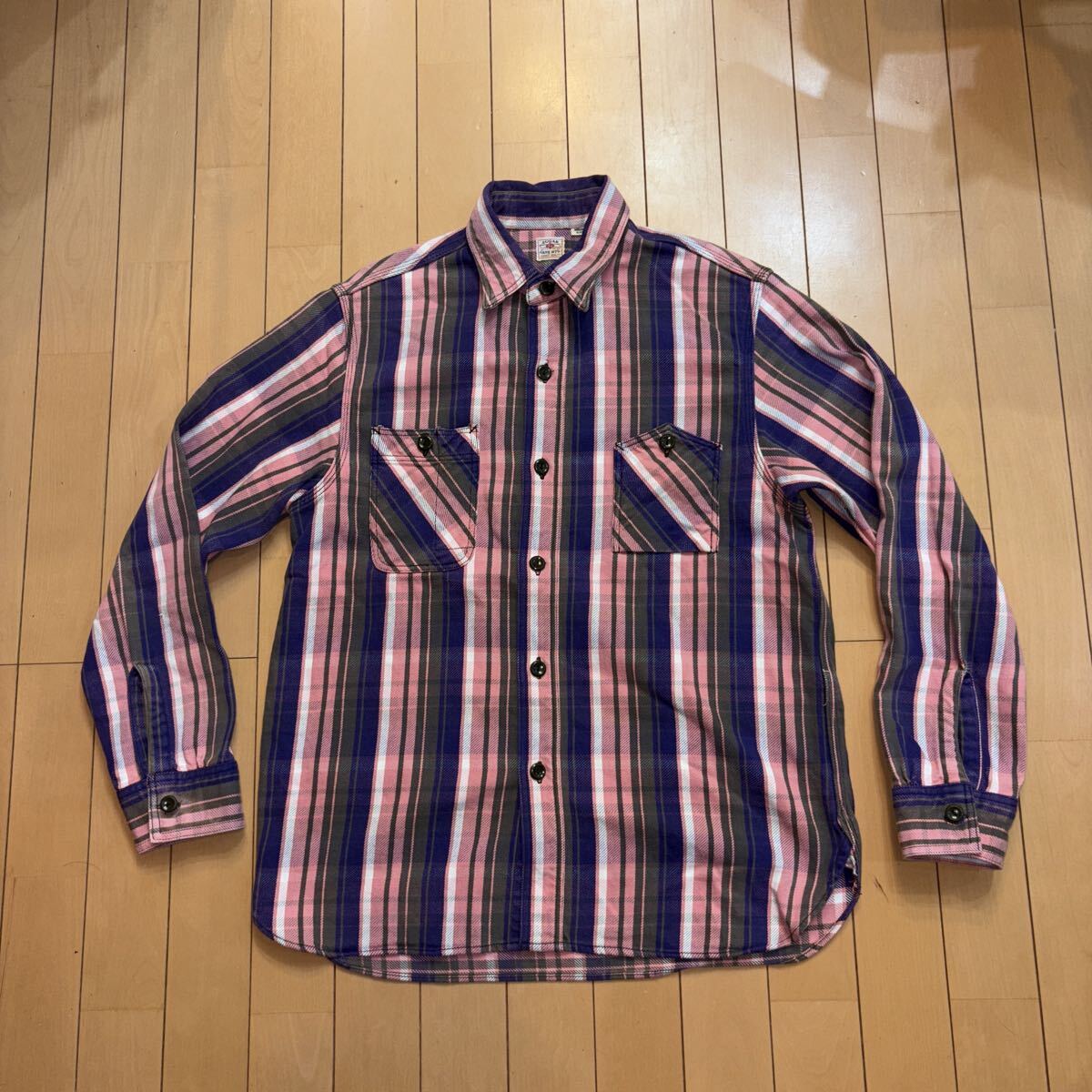 SUGARCANE シュガーケーン 山ポケ チェックネルシャツ SC25123拍卖