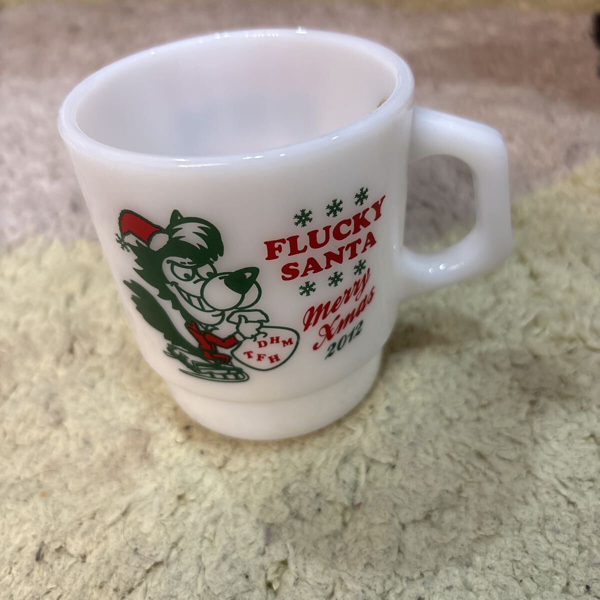THE FLAT HEAD フラットヘッド FIRE-KING ファイヤーキング クリスマス限定スタッキングマグ  FLATHEAD拍卖
