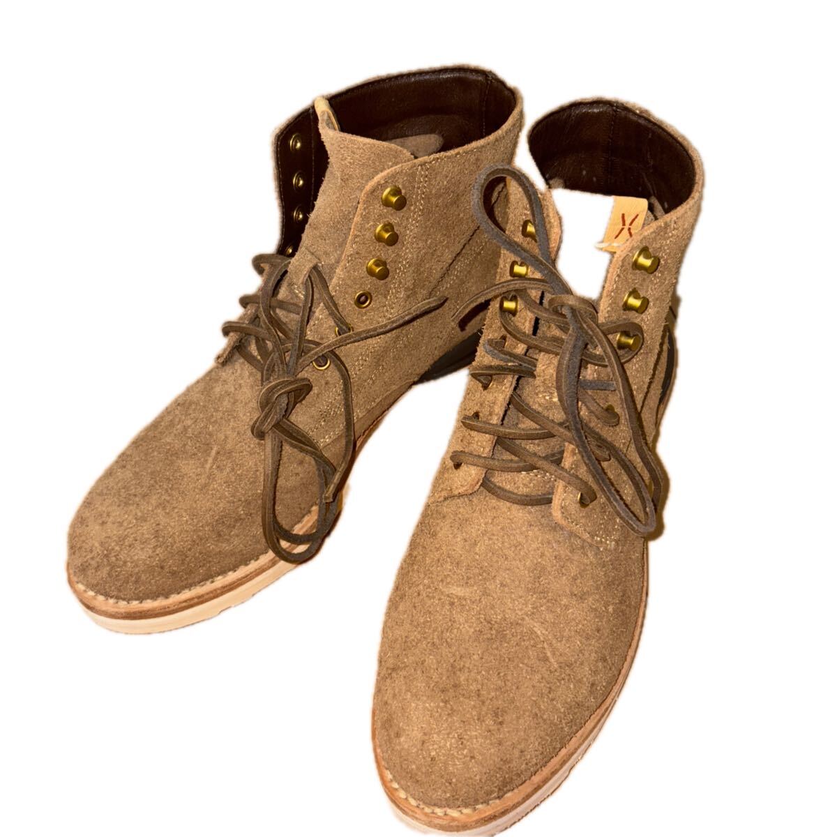 美品 visvim ヴィズビム VIRGIL BOOTS−FOLK(VEG SUEDE) SAND M9.5 0117202002008 拍卖