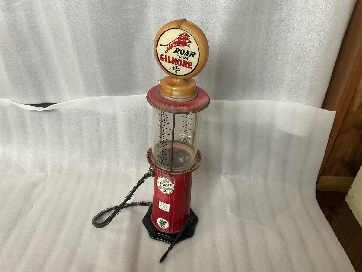 ジャンク アメリカ雑貨 プラ製//レトロ風味 ガソリンポンプ型 ドリンクディスペンサー 約58cm拍卖