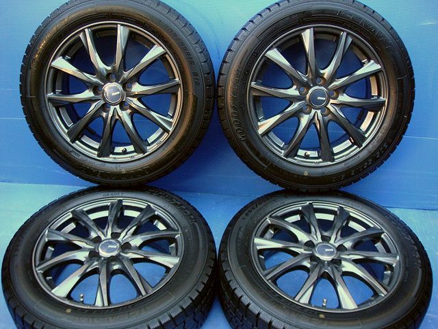良品!カローラスポーツ/プリウス アルミ&205/55R16 グッドイヤーアイスナビ7 22年製中古4本SET6.5J+48 PCD100 5穴インプレッサ/BRZ・86拍卖