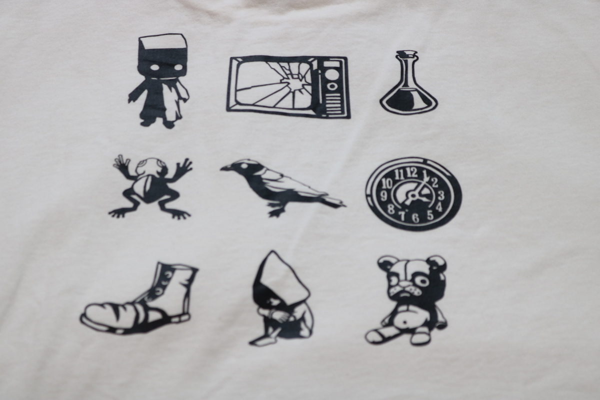 リトルナイトメア Tシャツ メンズ 3L 白 バックプリント LITTLE NIGHTMARES 大きいサイズ 新品 未使用 拍卖