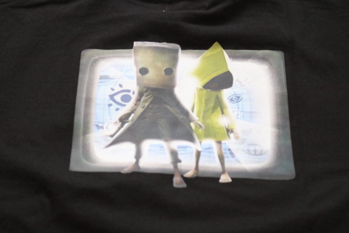 リトルナイトメア Tシャツ メンズ 3L 黒 バックプリント LITTLE NIGHTMARES 大きいサイズ 新品 未使用 拍卖