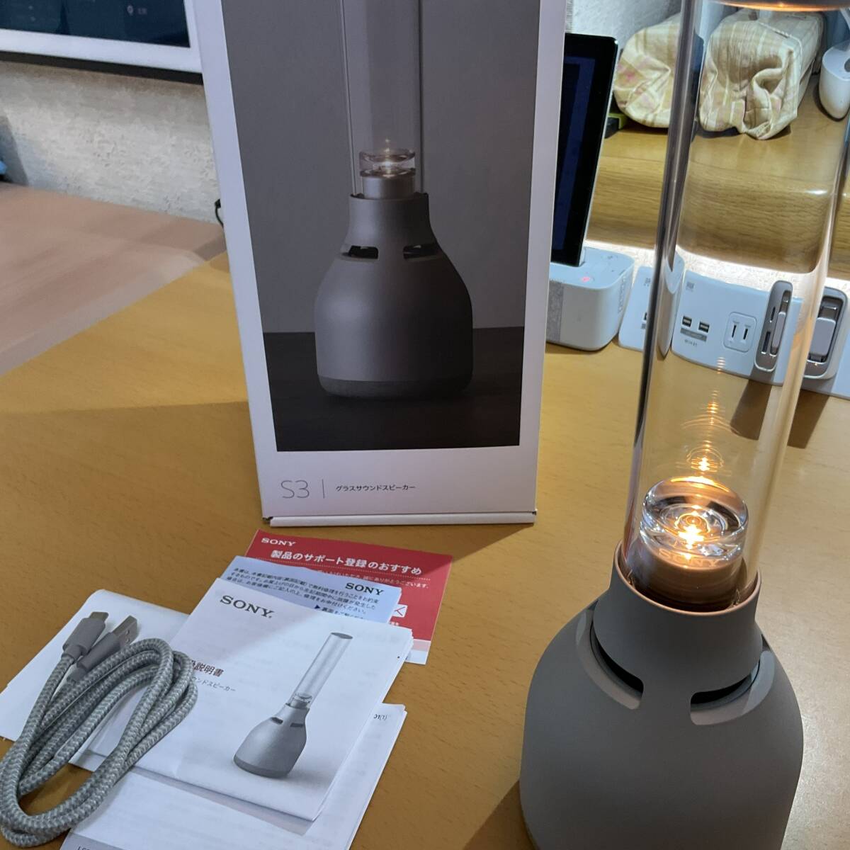 ソニー グラスサウンドスピーカー LSPX-S3 超美品拍卖