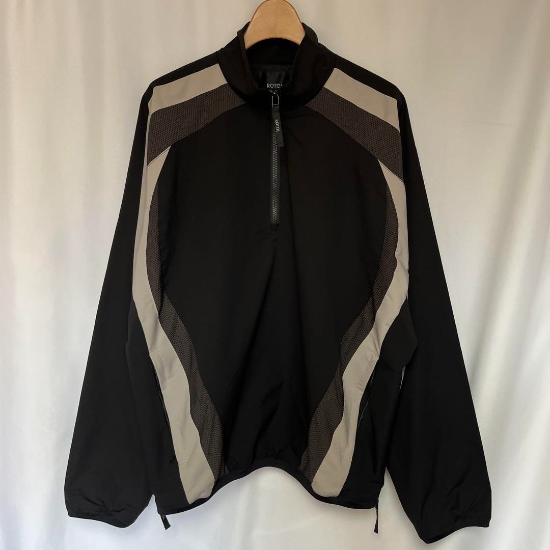 新品 ROTOL ロトル MANTA RAY BLOUSON プルオーバー 黒2拍卖