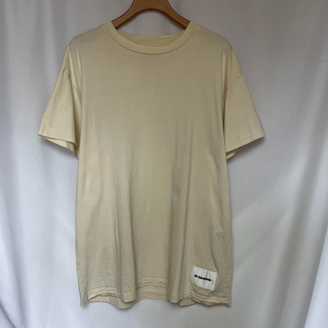 JIL SANDER パックTシャツ 1枚のみ アイボリーM拍卖
