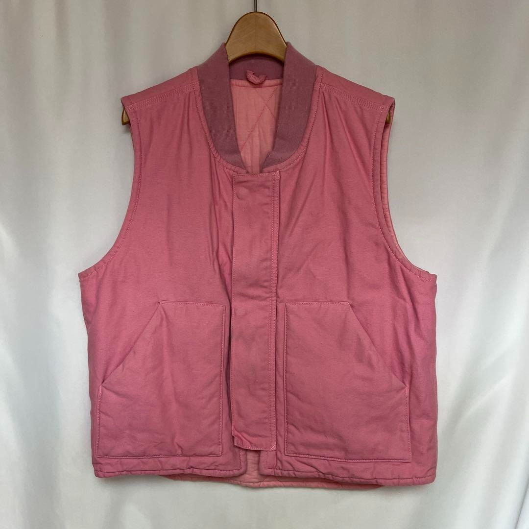 UNUSED アンユーズド キルティング ダックベストピンク 2 即決 送料無料拍卖