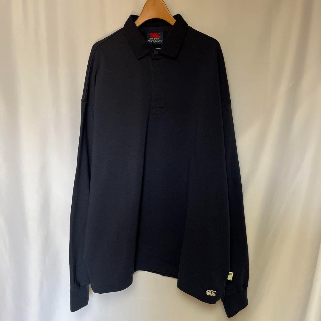 新品 BEAMS SSZ × CANTERBURY ラガーシャツ ネイビーXL拍卖