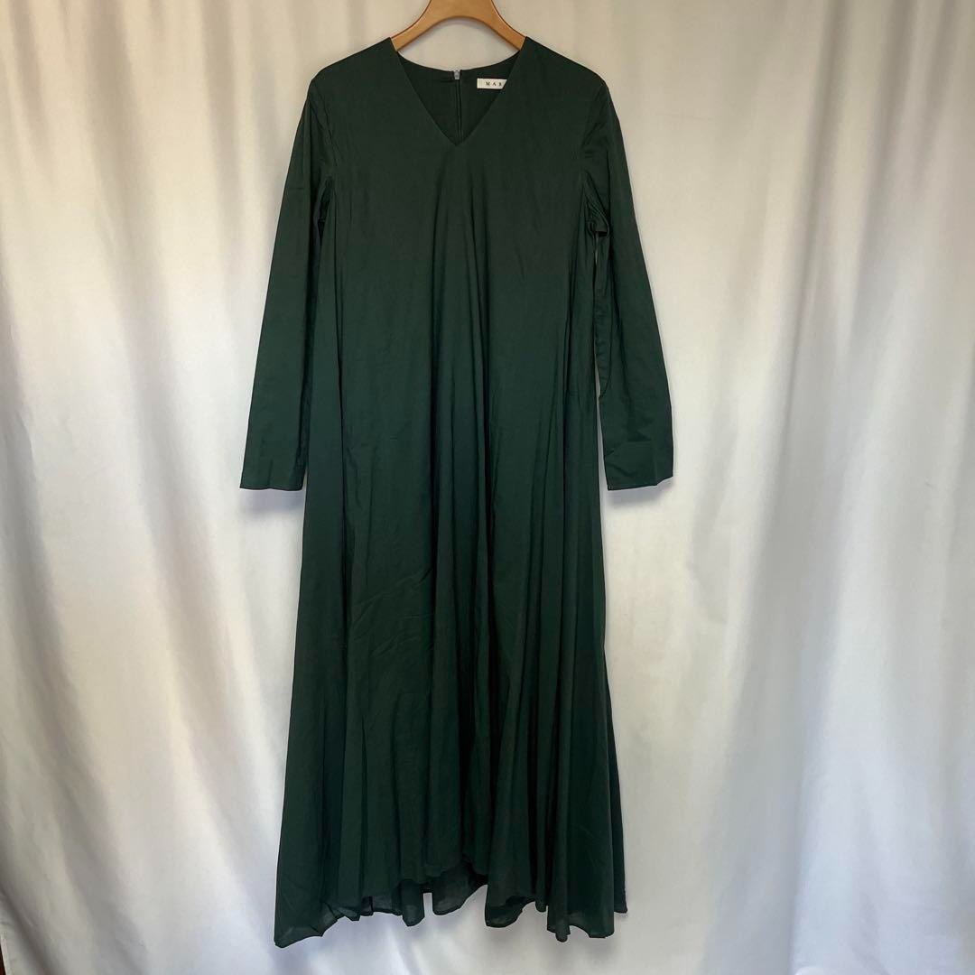 未使用品 MARIHA マリハ 星影のドレス ロング マキシワンピース グリーン拍卖