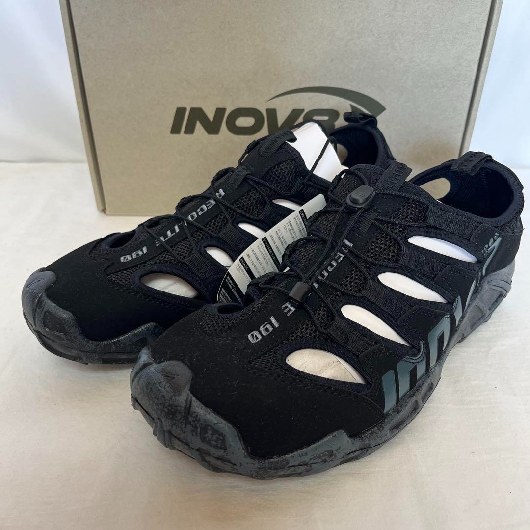 新品 INOV-8 レコライト RECOLITE 190 29cm 黒 グレー サンダル拍卖