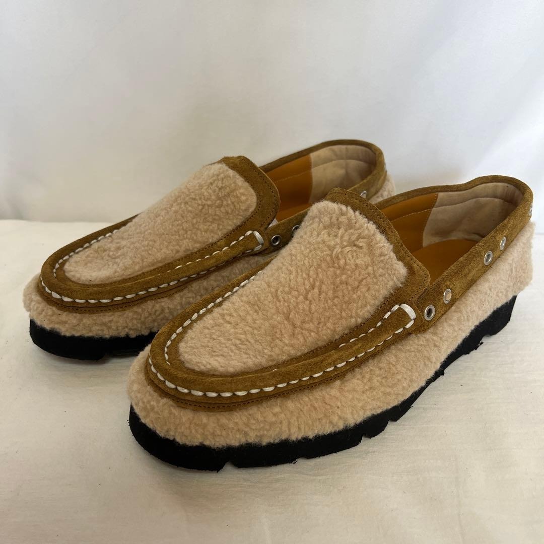 BAL × TOMO&CO ボア モカシン デッキシューズ 28cm拍卖