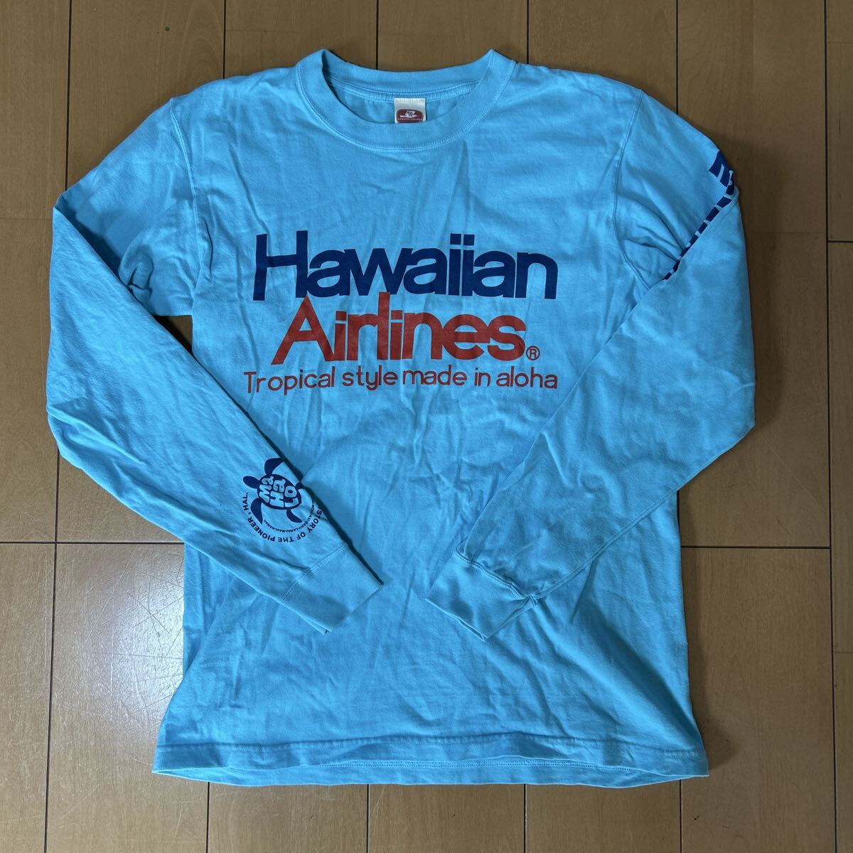 長袖Tシャツ ロンT M HAWAII ハワイアン航空拍卖