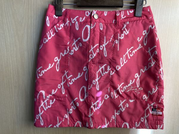 【新品】 T-MAC ゴルフ レディースウェア ショートスカート ピンク品番:42640-206(70) SSサイズ拍卖