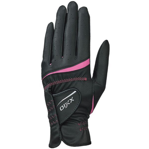 【新品】ゼクシオ GGG-X022W 左手用 レディース グローブ ブラック 20cm拍卖