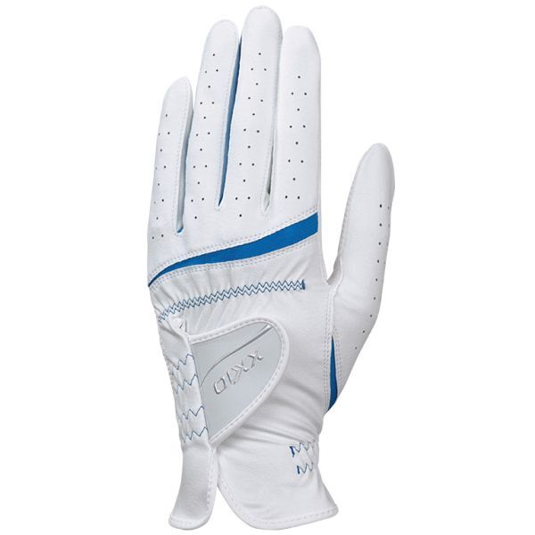 【新品】ゼクシオ GGG-X022W 左手用 レディース グローブ ホワイト/ブルー 19cm拍卖