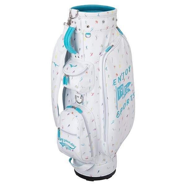 【新品】ミズノ Enjoy sports キャディバッグ 5LJC223401 ホワイト拍卖