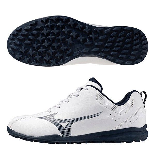 【新品】ミズノ GM-STYLE ジーエムスタイル 51GM2554 ホワイト×ネイビー 25.5cm拍卖