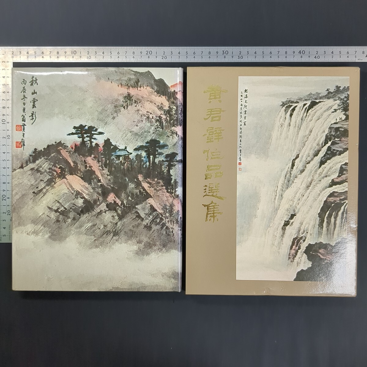 a899)台湾 中華民国国立歴史博物館『黄君璧作品選集』3版 中華民国73(1984)年 中国本 中国美術 風景画 動物画 植物画 人物画 書道拍卖