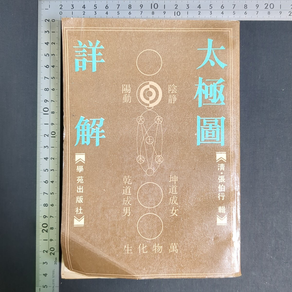 a906)清・張伯行『太極図詳解』1990年 学苑出版社 中国書 周子全書 周濂渓 周敦頤 朱子学 儒学 東洋思想 中国哲学 易学 占い拍卖