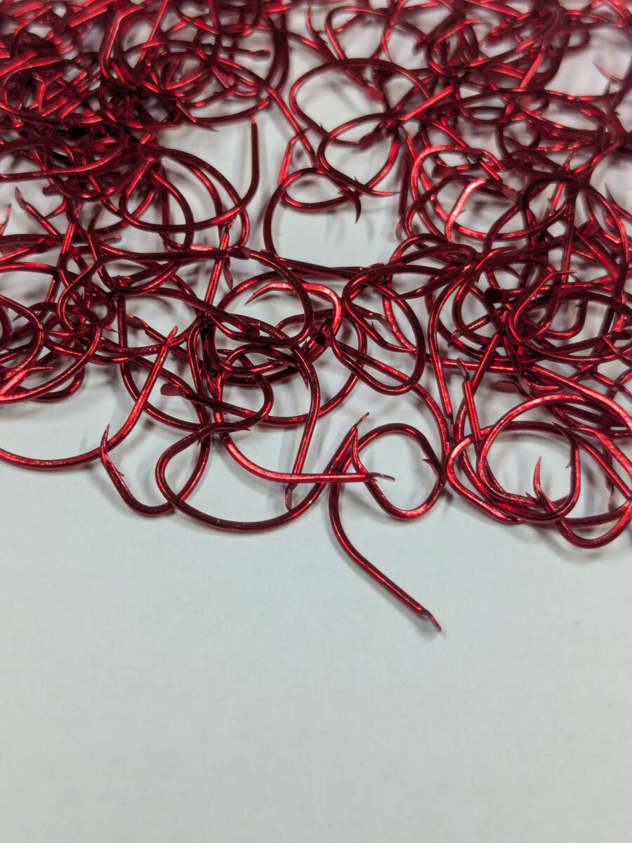 工場直細地ムツ 10号 赤 ハーフ100本入り 即決拍卖