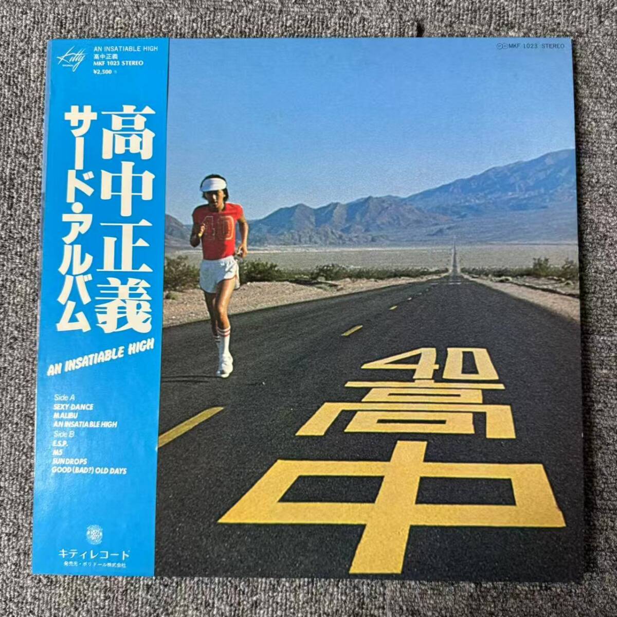 帯付 ジャズ 和フュージョン / 高中正義 / An Insatiable High / Kitty Records / MKF 1023 / 日本盤/SNJ100345拍卖