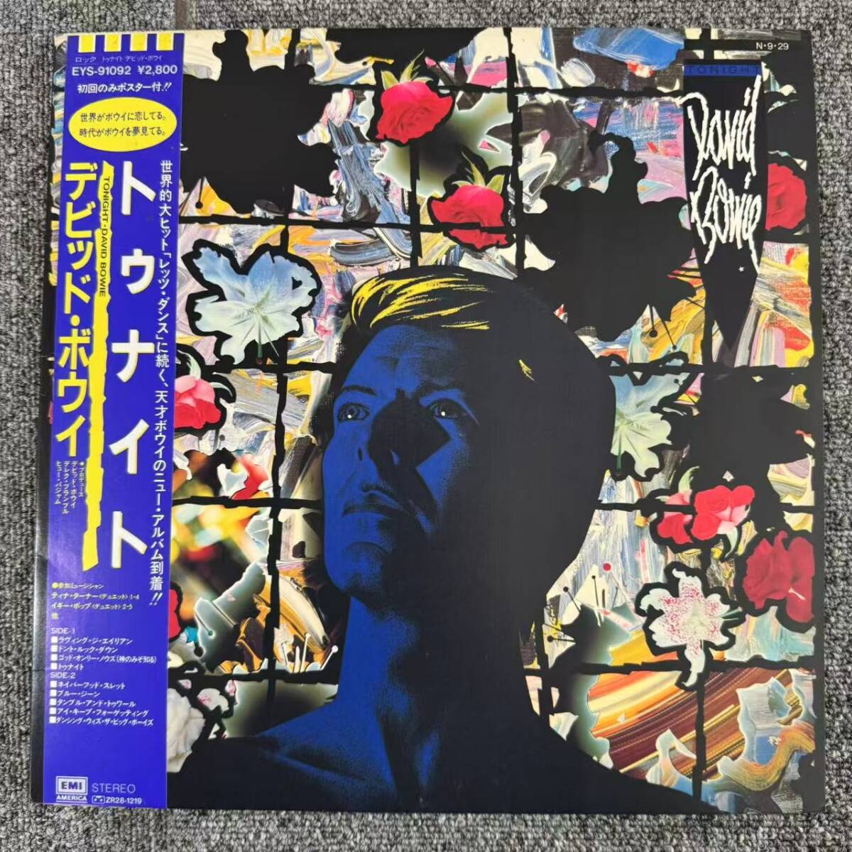 美盤 帯付LP /Rock LP / David Bowie(デビッド・ボウイ) - Tonight / EMI America - EYS-91092 /SNJ100868拍卖
